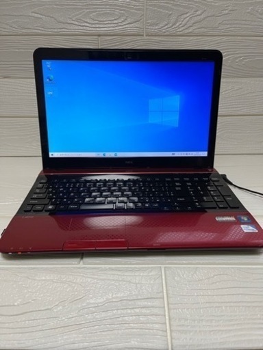 【値下げしました‼️】NECノートパソコンLaVie 大人気のレッドです‼️