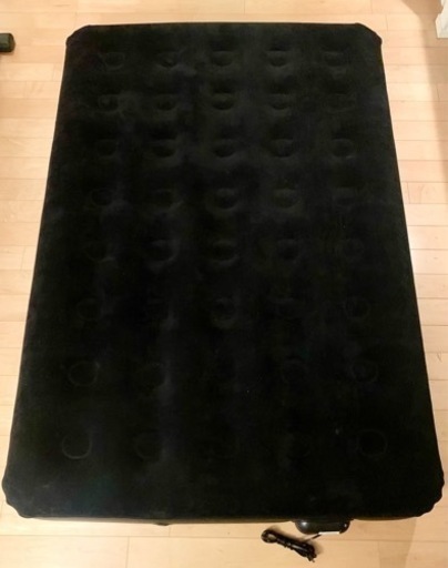 YAMAZEN 電動 エアー ベッド ダブル ベロア調 エアベッド Air Bed 山善 ヤマゼン