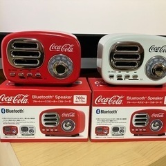 コカコーラBluetoothスピーカー2台の画像