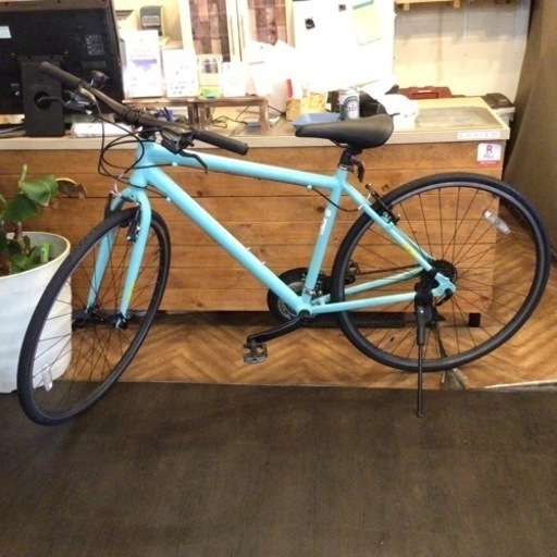 中古自転車1809 前後タイヤ新品！ クロスバイク 700×28C 3