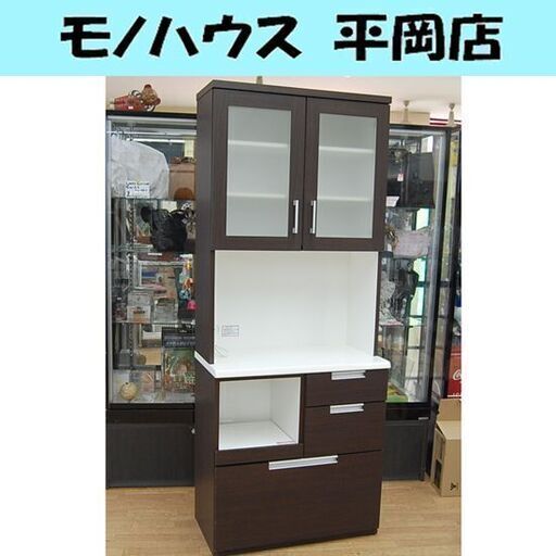 ○ ニトリ、キッチンボード、キッチン収納、DAHLIA80 KB