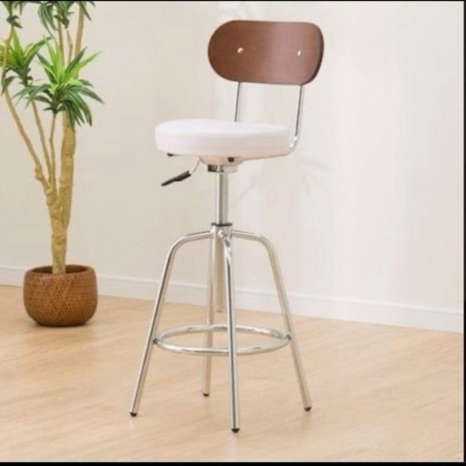 ニトリ カウンターチェア(マスク4ホンアシ WH)