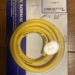 シリコンコード　1m 黄色