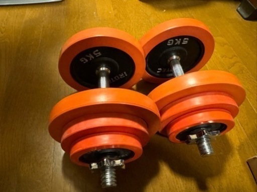 アイロテック　ダンベル40kgセット　片手20kg 筋トレ