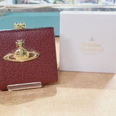 未使用品！ヴィヴィアン ウエストウッド二つ折りがま口ミニ財布