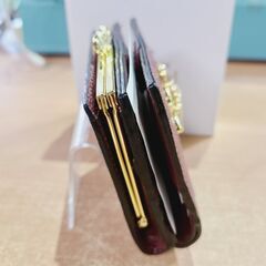 未使用品！ヴィヴィアン ウエストウッド二つ折りがま口ミニ財布の画像