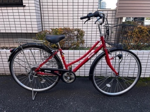 自転車/赤/27インチ