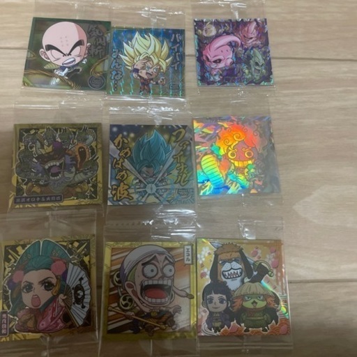 ONE PIECE &DRAGON BALLシール