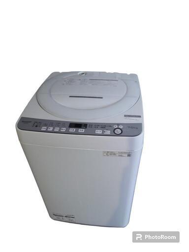 【売り切れ】シャープ　洗濯機　7kg　ES-GE7D-W　2020年製