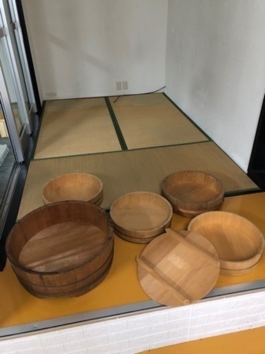 桶　5個 銅巻4個　竹まき1個　早い方限定　家具 ダイニングセット