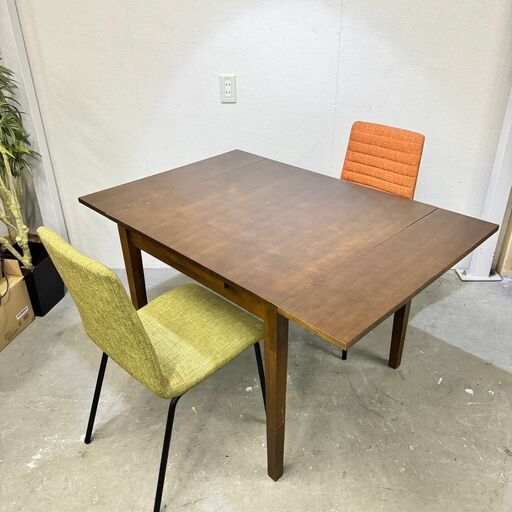 16571 NITORI 伸縮ダイニングテーブルセット 3点 ◇大阪市内・東大阪市