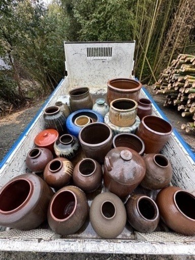陶器　壺　骨董品　陶磁器