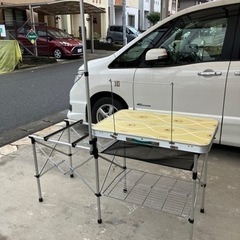 アウトドア用　コールマン　キッチンテーブル