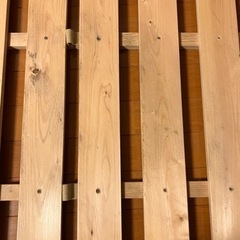 天然ひのきすのこベッドの画像