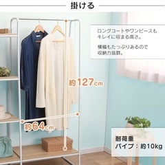 【¥1,000】ハンガーラック IRIS OHYAMAの画像