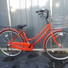 ママチャリ　タマコシサイクル製　26インチ　3段変速　