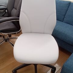 ★ジモティ割あり★ ニトリ チェア ホワイト H93～96×D4...