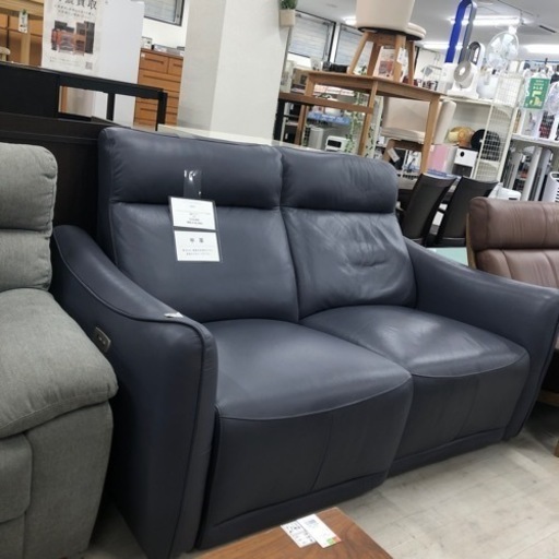 2人掛けソファです！ 2人掛けソファー 電動リクライニング 半革 割引 楽天市場】【P10倍
