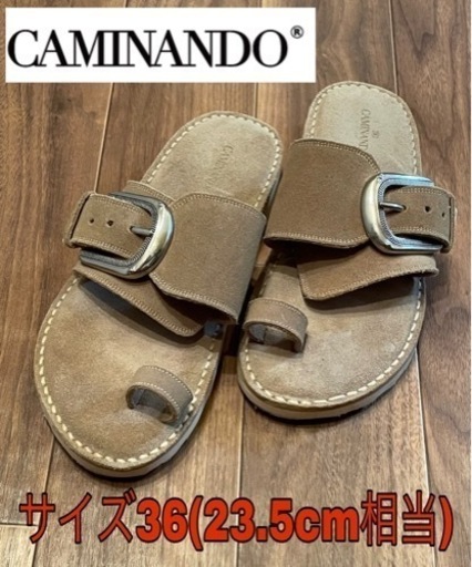 カミナンド ベージュ サンダル plage プラージュで購入