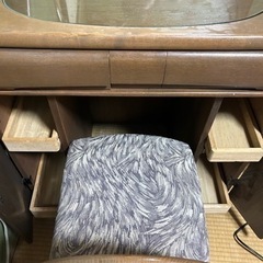 【決まりました】昭和　レトロ　ドレッサー　椅子付の画像