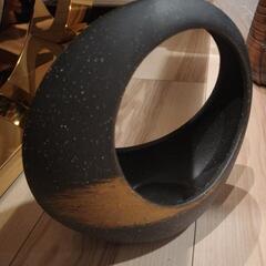 【昭和レトロ】陶器の花瓶　飾り物の画像