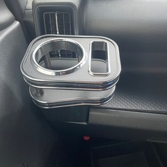 LA650S タントカスタム　タントファンクロス　フロントドリンクホルダー　運転手　助転手　2個セット　美品　黒の画像