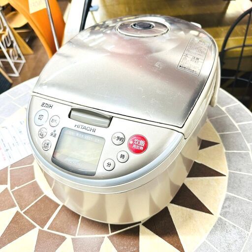 8/14日立/HITACHI 炊飯器 RZ-HD18J 2009年製 1升炊 IH