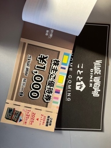 ヴィレッジヴァンガード優待券