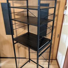 ■　スライド棚付きキッチンラック、ゴミ箱上ラック、キッチン収納、山梨県甲斐市の画像