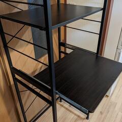 ■　スライド棚付きキッチンラック、ゴミ箱上ラック、キッチン収納、山梨県甲斐市の画像