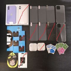 新品未使用1台　iPhone12 64GB パープル　auSIMロック解除済　※すぐに使えるお得なセットの画像