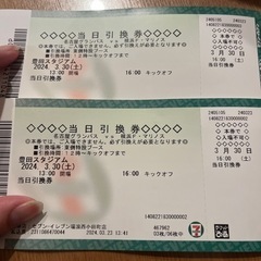 3/30（土）ペア名古屋グランパスvs横浜マリノス当日引換券の画像