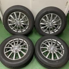 アルミホイール付き夏タイヤ155/70R-13 4本