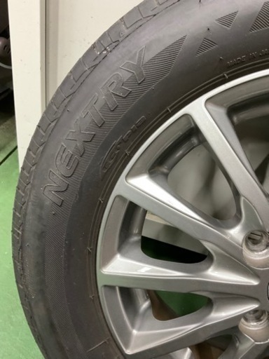 アルミホイール付き夏タイヤ155/70R-13 4本
