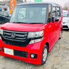 H27年 ホンダN-BOX CUSTOM G/L パッケージ 5万KM 車検6年5月★ETC★ ナビ ★HIDライト★機関良好無事故★フルオートエアコンの画像