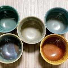 和柄　湯呑み　5個セットの画像