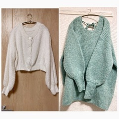 ニット他洋服・小物まとめ売りの画像