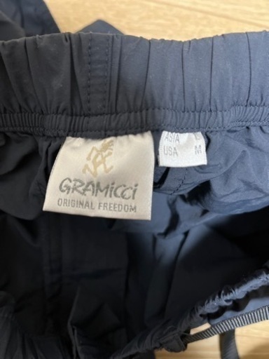 GRAMICCI　ナイロンパッカブルトラックパンツ　ネイビー　NAVY