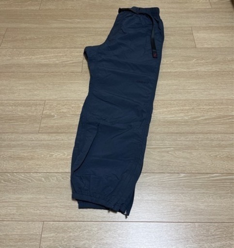 GRAMICCI　ナイロンパッカブルトラックパンツ　ネイビー　NAVY