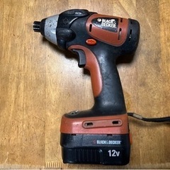 電動工具BLACK&DECKER　充電式電ｲﾝﾊﾟｸﾄﾄﾞﾗｲﾊ...