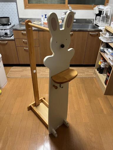 森のサーカス ウサギ ハンガーラック