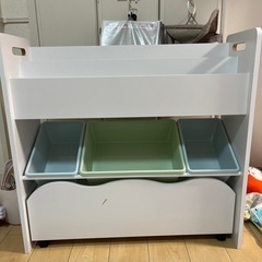 おもちゃ 絵本 収納棚 ラック　4/12まで
