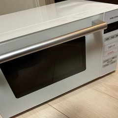 イオン 電子レンジ 単機能 庫内フラットタイプ 縦開き扉 食材出し入れ楽 解凍モード 冷食あたため おしゃれ ホームコーディの画像