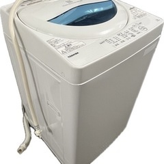 部屋干し・風乾燥・槽乾燥コース付き/2017年製 東芝5kg 洗濯機　の画像