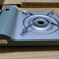 コンロ+バック　アイリスオーヤマの画像