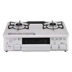 差し上げます！都市ガス用2口コンロ　／　生活雑貨 調理器具 ガス...