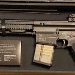 サバゲー電動ガン「HK417」レーザー付スコープなど色々おまけ付セット