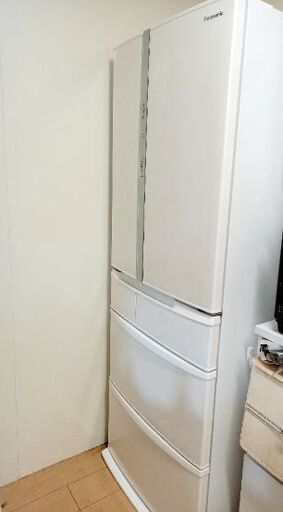 【2020年製】Panasonic エコナビ搭載節電 冷凍冷蔵庫 製氷機能つき 観音開きフレンチドア (3月27日引取り可能な方限定)