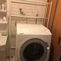 【高さ•幅調整可】ランドリー収納 