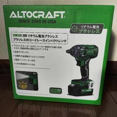 　値下げしました　ALTOCRAFT　インパクトレンチ　新品未使用　　車のタイヤ交換等多用途に使えます。の画像